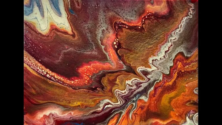 Alchemy Of Hues: The Awe-Inspiring World Of Acrylic Pouring!